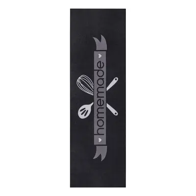 Kuchyňská předložka Hanse Home Cook&Clean 105732 Black White Grey 50x150 cm