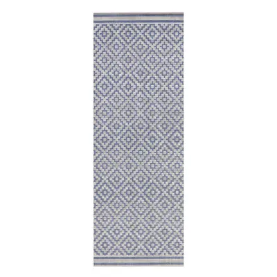 Kusový běhoun Northrugs Meadow 102464 Blue Cream 80x200 cm