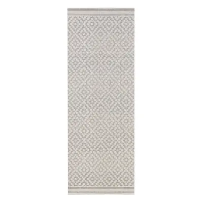 Kusový běhoun Northrugs Meadow 102467 Grey Cream 80x200 cm