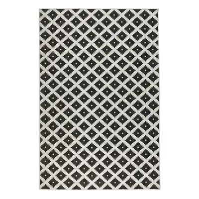 Kusový koberec Northrugs Twin 103124 Black Cream 200x290 cm