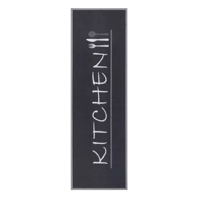 Kuchyňská předložka Hanse Home Cook&Clean 105725 Black White 50x150 cm