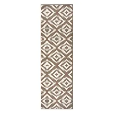 Kusový běhoun Hanse Home Basic 105469 Taupe 80x400 cm