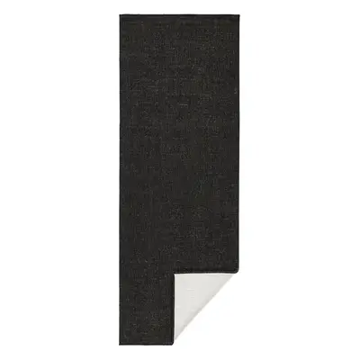 Kusový běhoun Northrugs Twin 103096 Black 80x350 cm