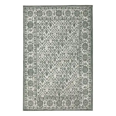 Kusový koberec Northrugs Twin 103115 Green Cream 120x170 cm