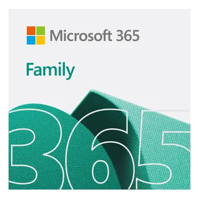 Microsoft 365 Family P10 Mac/Win, 1 rok, CZ