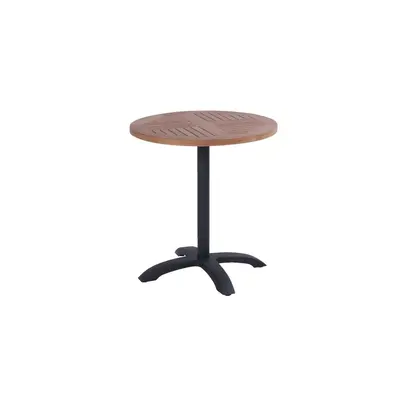 Hartman Sklopný Zahradní stůl Sophie Bistro Teak průměr 70 cm - černý