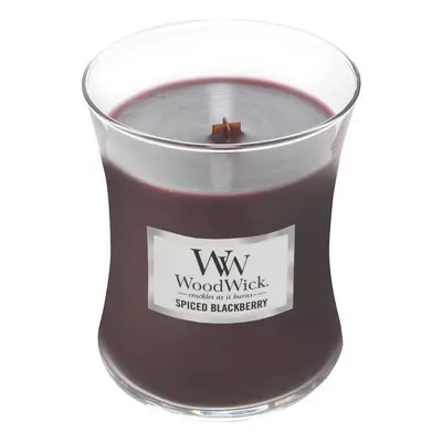 Vonná svíčka WoodWick střední - Spiced Blackberry