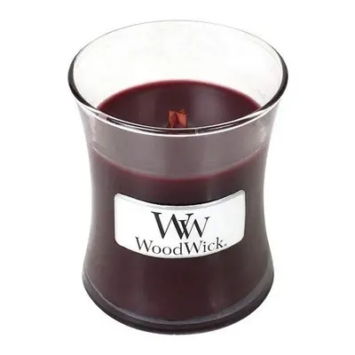 Vonná svíčka WoodWick malá - Black Cherry 7 cm x 8 cm 85 g