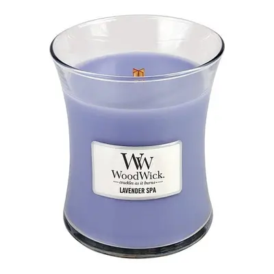 Vonná svíčka WoodWick střední - Lavender Spa