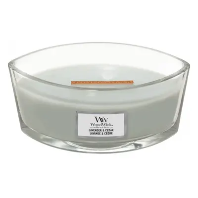 Vonná svíčka WoodWick Loď - Lavender & Cedar