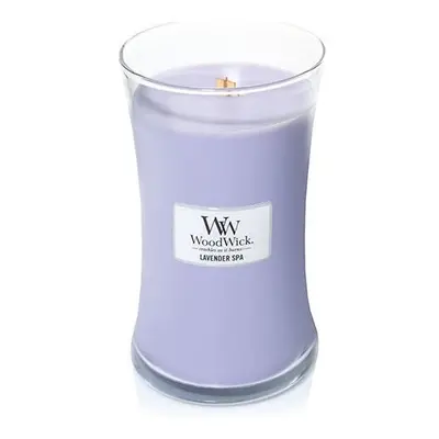 Vonná svíčka WoodWick velká - Lavender Spa