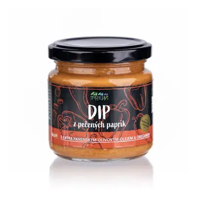 Pelikans Dip z pečených červených paprik pálivý 150 g