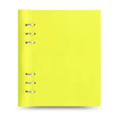 Filofax Clipbook Saffiano Fluoro Yellow A5