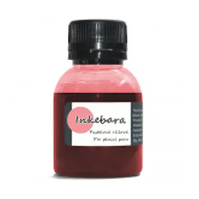 Inkebara Pastelový růžový lahvičkový inkoust 60 ml