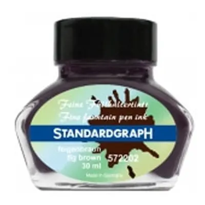 Standardgraph Fig Brown inkoust tmavě hnědý 30 ml