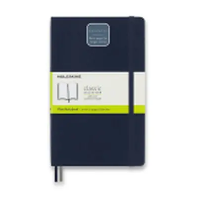 Zápisník Moleskine L čistý modrý měkké desky