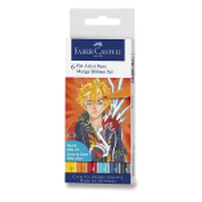 Faber-Castell 6715 Shonen popisovač Pitt Artist Pen Manga 6 ks