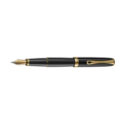 Diplomat D40203023 Excellence A2 Black Lacquer Gold, plnicí pero