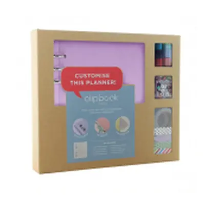 Filofax Blok s doplňky Clipbook Kit Pastel A5 fialová