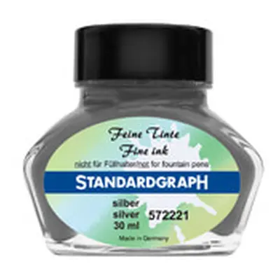 Standardgraph kaligrafický inkoust Stříbrný LP-572221