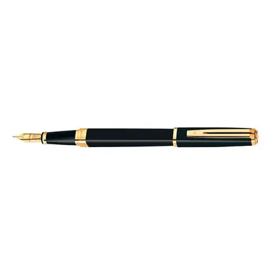 Waterman Exception Slim Black Lacquer GT 1507/1636930, plnicí pero