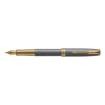 Parker Royal Sonnet Silver Chiselled GT 1502/5131489, plnicí pero