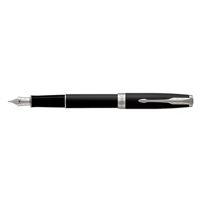 Parker Royal Sonnet Matte Black CT 1502/5131521, plnicí pero