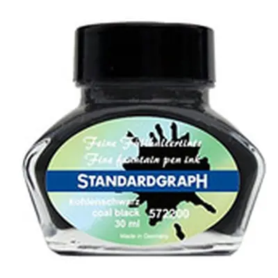 Standardgraph Coal Black inkoust černý 572200, 30 ml