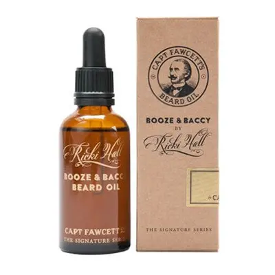 Captain Fawcett Ricki Hall&#039;s Booze & Baccy olej na vousy 50 ml