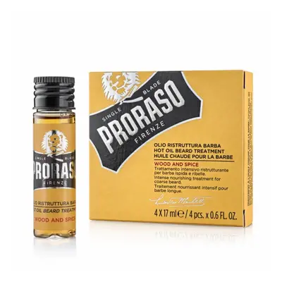 Proraso Hot olej na vousy 4x17 ml