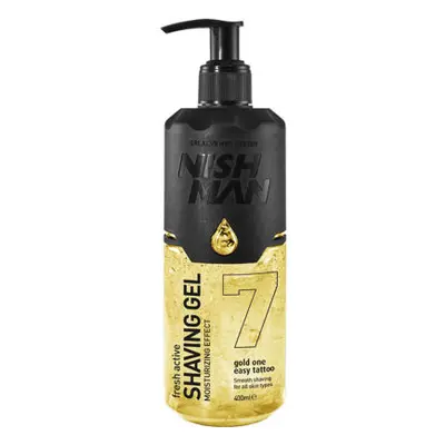 Nishman Shaving Gel 08 žlutý gel na holení 400 ml