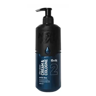 Nishman Cream and Cologne krémová voda po holení Arctic Blue 02 400 ml