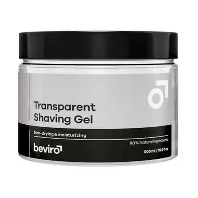 Beviro transparentní gel na holení 500 ml