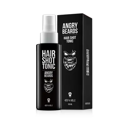 Angry Beards Hair Shot tonikum na vlasy 100 ml