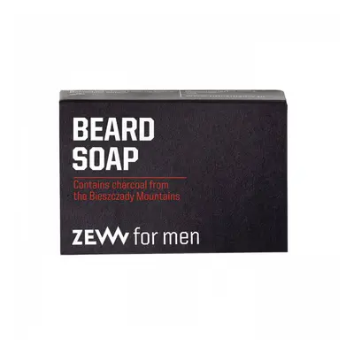 Zew For Men přírodní tuhé mýdlo na vousy (Contains Charcoal From the Bieszczady Mountains) 85 ml