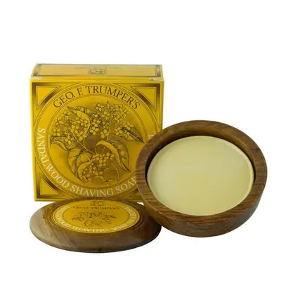 Geo F. Trumper Sandalwood, mýdlo na holení 80g a miska