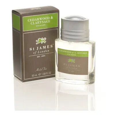 St James of London Cedarwood & Clarysage kolínská voda pánská 50 ml