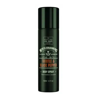 Scottis Fine Soaps Thistle & Black pepper Men tělový sprej 150 ml