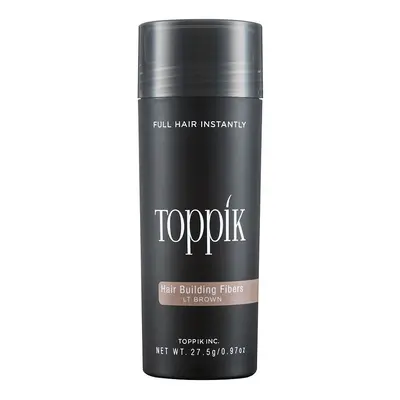 Toppik Hair Building Fibers Zahušťovací vlákna na vlasy a vousy Světle Hnědá 27 g