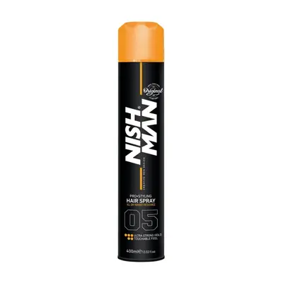 Nishman Hair Styling Strong Hold Spray lak na vlasy 400 ml