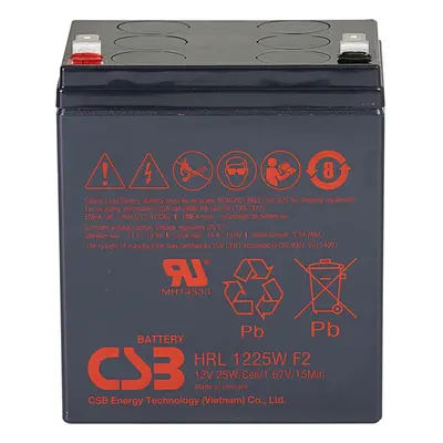 Záložní akumulátor CSB HRL1225W F2 FR 12V, 5,9Ah, 130A