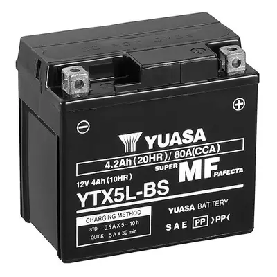 Motobaterie Yuasa Super MF YTX5L-BS