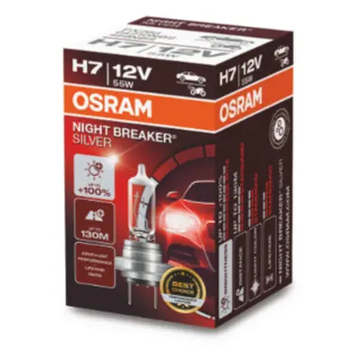 Autožárovka H7, 12V, 55W, PX26d, Night Breaker Silver