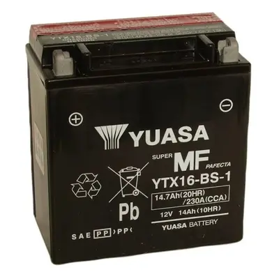 Motobaterie Yuasa Super MF YTX16-BS-1