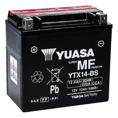 Motobaterie Yuasa Super MF YTX14-BS