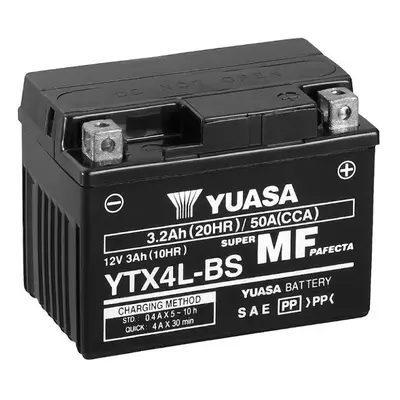 Motobaterie Yuasa Super MF YTX4L-BS