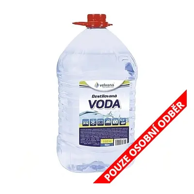 Destilovaná voda Velvana (5l)