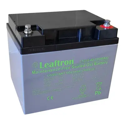 Záložní akumulátor Leaftron LTG12-40 12V, 40Ah, 400A (gelový)