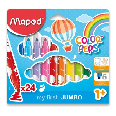 Maped Fixy Color´ Peps Jumbo, 24 barev