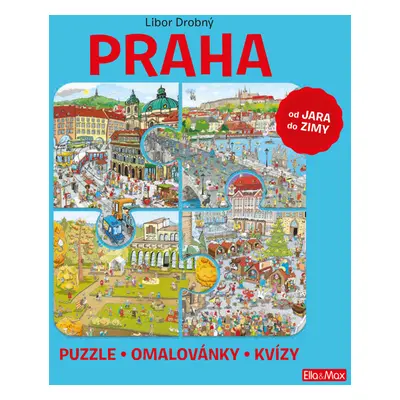 Ella & Max PRAHA – Puzzle, omalovánky, kvízy